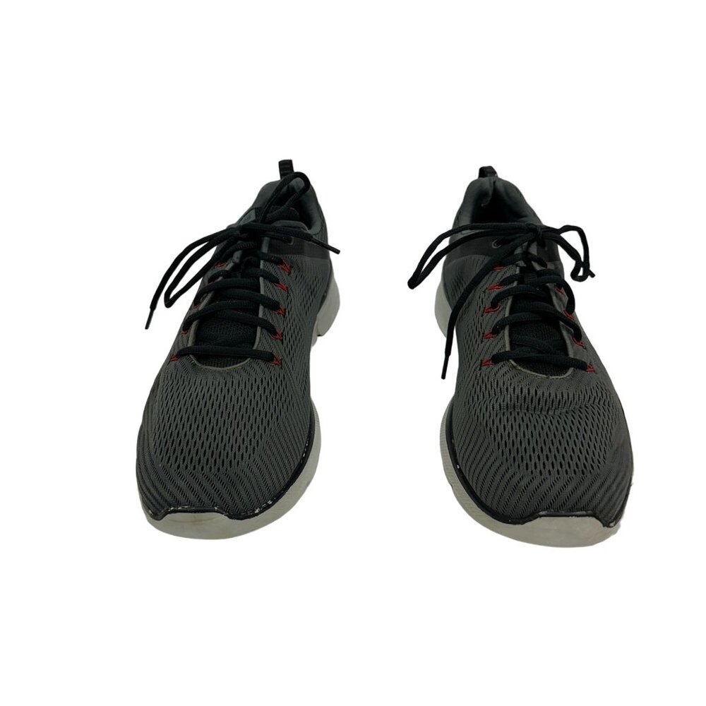 Skechers Relaxed Fit Dual Lite Athletic Sports Shoes Size 14 Mens Black Gray Red